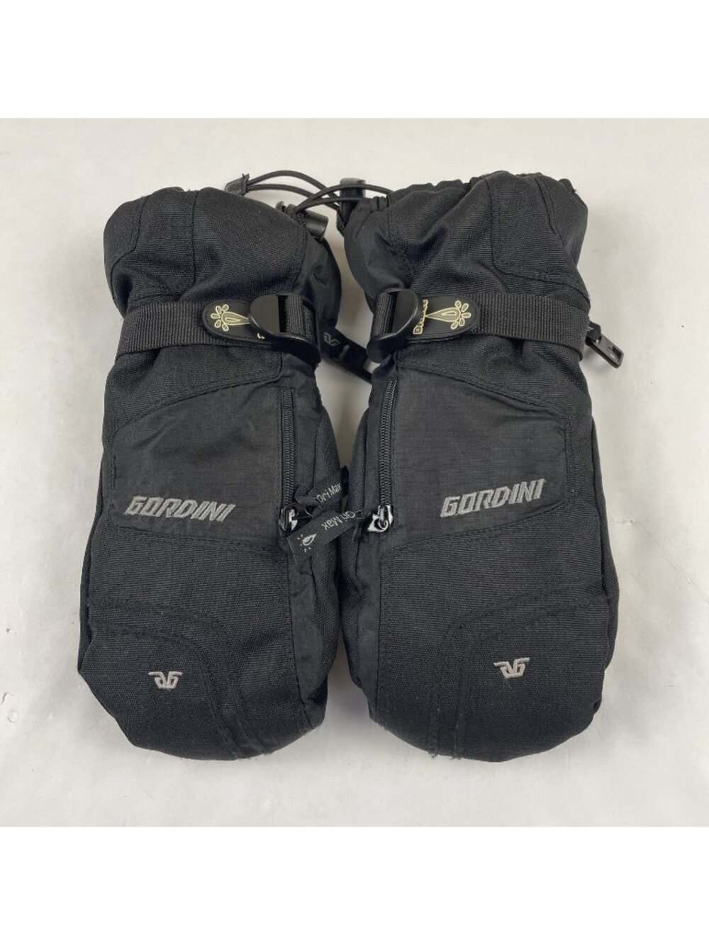 GORDINI Dri Max Mittens Youth Kids M Pocket Gauntlet Snow Ski Winter Black